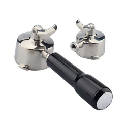 Portafilter s dvostrukim izljevom 4Barista 51 mm – De’Longhi Dedica (crna ručka)