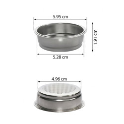 Jedna Portafilter košara 51 mm (7-9 g)