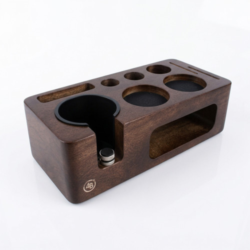 Tamper station 4Barista 51/54 mm | tamno orahovo drvo
