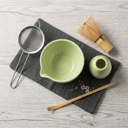 Matcha set 4Barista (light green) – keramički set za pripremu matcha čaja 