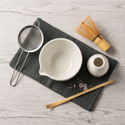 Matcha set 4Barista (white) – keramički set za pripremu matcha čaja 