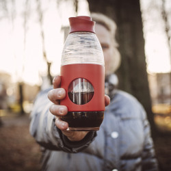 Kávovar Cafflano Go-Brew - červený