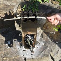 Sklopiva rocket stove Ecotree na drva