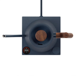 Fellow Stagg EKG PRO stone blue + walnut | Električno kuhalo za vodu Gooseneck