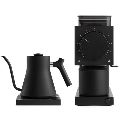 Fellow Ode + Stagg EKG black | Električni mlin za kavu + kuhalo za vodu Gooseneck