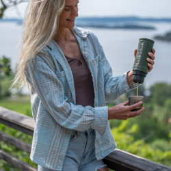 Outin Nano (Forest Green) - aparat za kavu za putovanja