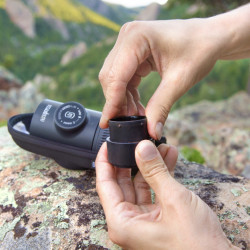 Prijenosni aparat za kavu Wacaco Nanopresso (crni) + kutija od platna - Rabljeno