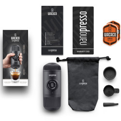 Prijenosni aparat za kavu Wacaco Nanopresso (crni) + kutija od platna - Rabljeno